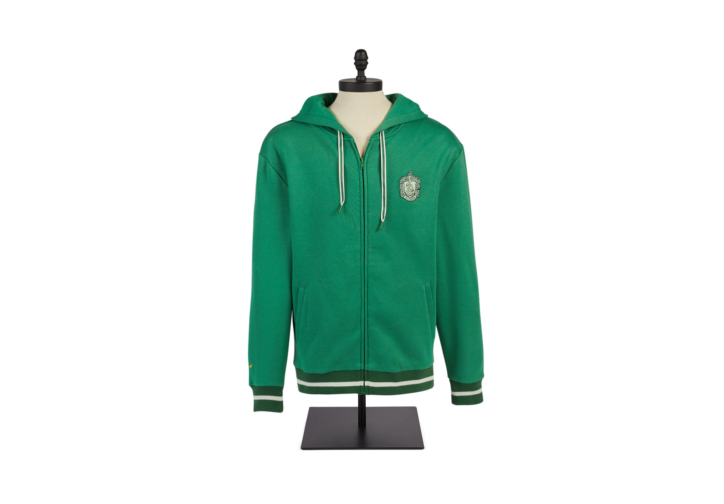 SLYTHERIN™ TONAL CREST ZIP FRONT HOODIE