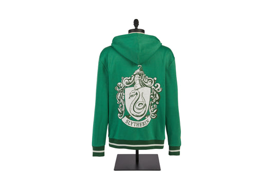 SLYTHERIN™ TONAL CREST ZIP FRONT HOODIE