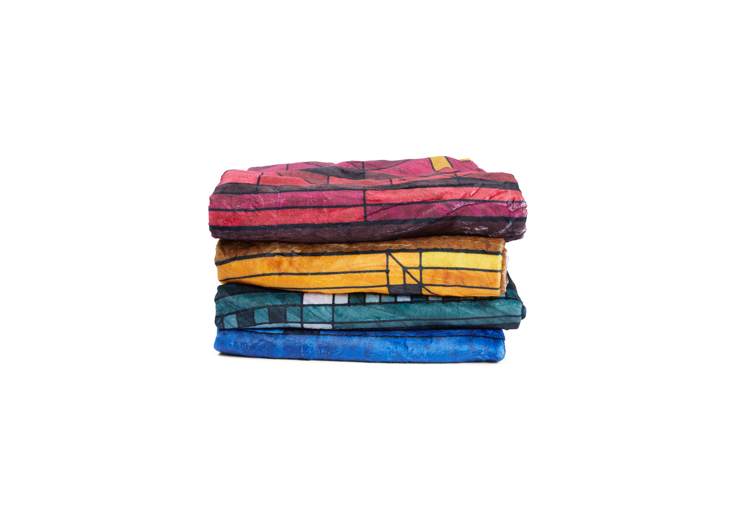 HUFFLEPUFF™ STAINED GLASS BLANKET